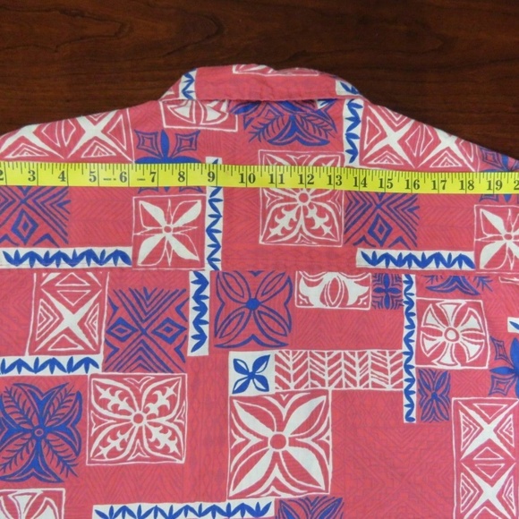 VTG FLIPBOX RED BLUE PATTERNED Casual Shirt - Picture 4 of 6